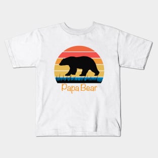 Papa Bear Dad Shirt Mens Shirt, New Dad Kids T-Shirt